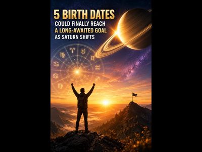 5 Birth dates could finally reach a long-awaited goal as Saturn shifts on August 20, 2026