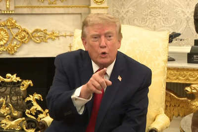 Trump tells CNN reporter to ‘be quiet’ in tense Oval Office clash