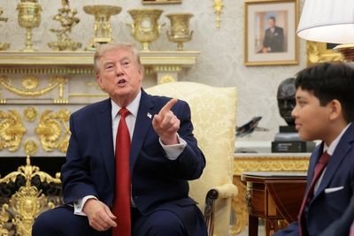 Short-fused Trump puts 10-year-old on the spot as he berates ‘very disrespectful’ female CNN reporter