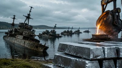 In 1919, German crews sank their own fleet at Scapa Flow. 100 years later, its steel became prized by industry for being radioactive-free