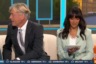 Good Morning Britain weather presenter called out by Richard Madeley for running late
