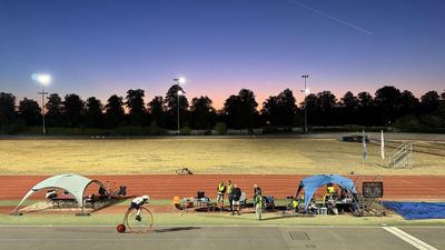 'He had a break, and his body wouldn't allow him to get back on' – penny farthing riders break multiple world records