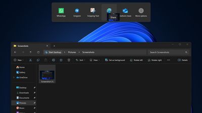 Microsoft pulls "frustrating" Drag Tray file sharing feature from Windows 11 in latest preview builds: Promises to "explore improvements" after feedback from users