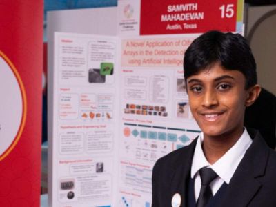 14-year-old Texas student Samvith Mahadevan builds ‘chemical nose’ to spot hidden food allergens