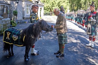 Guard of honour marks King’s arrival at Balmoral for summer break