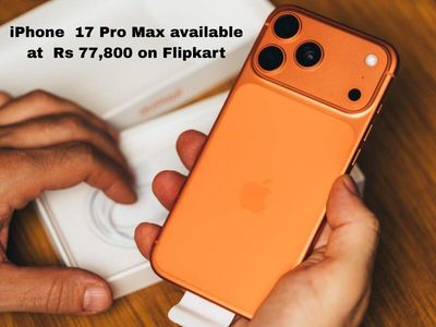 Rs 1.47 lakh MRP Apple iPhone 17 Pro Max available at Rs 77,800 on Flipkart; here's how to get this deal