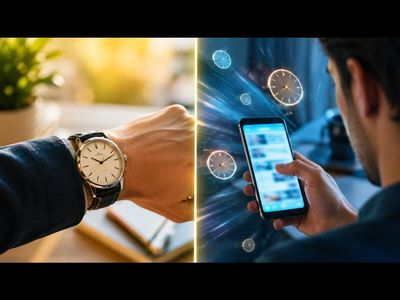Psychology says people who check the time on their phone instead of wearing a watch may experience time cues differently