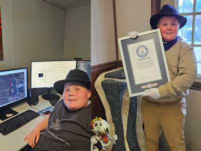 An 11-year-old dinosaur fan in a small US town just made history as he now holds the Guinness World Record for being the youngest museum curator