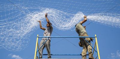 How drones are taken down – from nets and metal cages to jammers