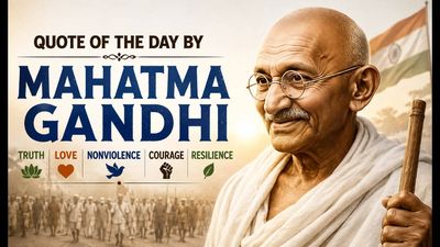 Quote of the Day by Mahatma Gandhi: “When I despair, I remember that all through history the way of... in the end, they always fall” — Life lesson on nonviolent resistance, political justice, personal resilience, and historical truth, and why human endurance depends on evaluating temporary oppression against long-term moral law