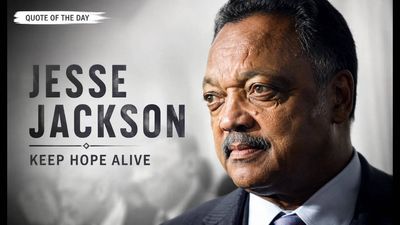 Quote of the Day by Jesse Jackson: “Keep hope alive... suffering breeds character, character breeds...” — a powerful life lesson on resilience, civil rights, moral endurance, and personal conviction, and why true character is forged through trial rather than ease by the historic civil rights leader known for his nonviolent activism