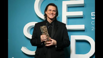Quote of the day by Jim Carrey, 'Life opens up opportunities to you, and you either take them or you stay afraid of taking them' offers timeless motivational inspiring life advice on personal growth, strength for success in career, work