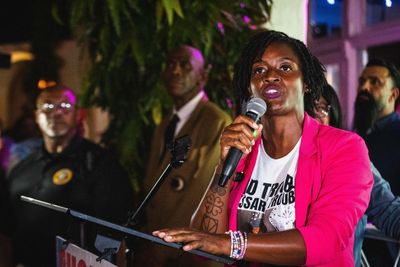 Democratic socialist Angie Nixon clinches surprise primary win in Florida US Senate race