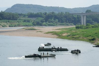 South Korea says the South Korean and US militaries have agreed to shorten their drills