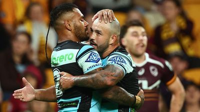 Teammate's massages hoping to fix star Shark