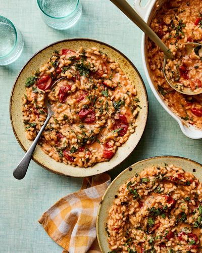 Jammy tomato risotto and amaretto roast peaches: Toklas chef Chris Shaw’s simple summer recipes