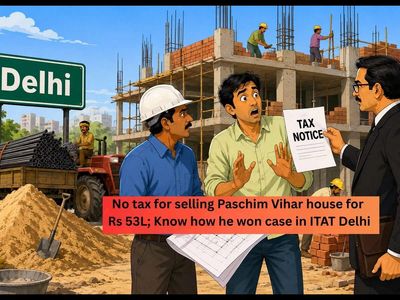 Man constructs a house before selling his old property and claims income tax exemption under Section 54; Income Tax Department sends notice; he wins case in ITAT Delhi