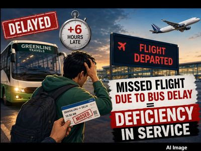 Man missed Bengaluru-Delhi IndiGo flight after bus took different route; court orders Rs 73,000 compensation