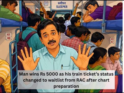 RAC train ticket became waitlisted, passenger had to travel standing; he filed a case against Railways and won Rs 5000 compensation