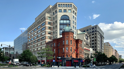 In 1979, preservationists blocked demolition of a Washington Victorian, and four years later a modern office building was built behind it