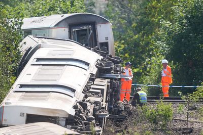 Rail investigators probing London train derailment near Lewes during heatwave find 'track irregularity'
