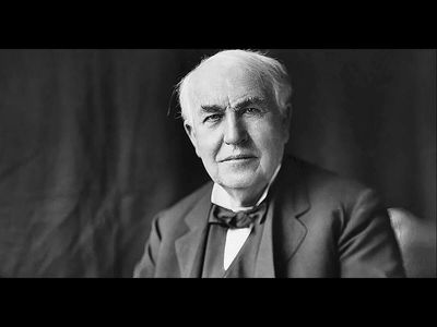 Quote of the day by Thomas Edison: 'Good fortune is what happens when...' Life lessons from inspiring quote on success, real achievement, sudden chance, hard work, foresightedness, preparation and systematic preparation