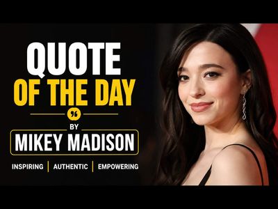 Quote of the Day by Mikey Madison: 'I read somewhere that your voice towards your children becomes their inner monologue...'- Inspiring life lesson parenting, power of words and how a parent’s voice can become a child’s inner voice by the Anora star