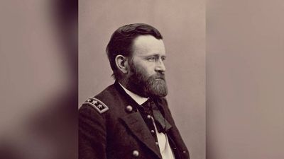 Quote of the day by Ulysses S. Grant: 'In every battle there comes a time when both sides consider themselves...' - motivational quote by the 18th president of the US teaches life lessons on winning, why persistence matters when you feel defeated and why giving up may be the a mistake in a fight