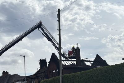 Disposable barbecue caused grass fire which spread to gardens and houses