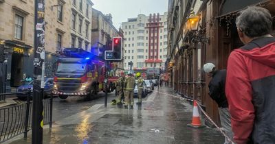 Scottish city centre street taped off by emergency services amid incident