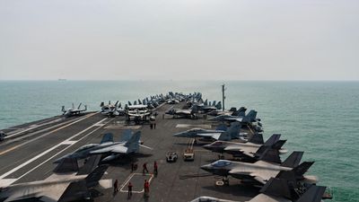 Live: Fresh US aircraft carrier strike group arrives in Middle East
