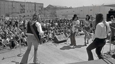 What happened when the Frankie Miller Band played San Quentin Prison. "The guys all signed a form to agree that if they were attacked, kidnapped or killed, the prison was not responsible"