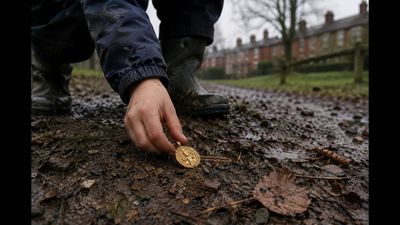 In 2010, a four-year-old boy discovered a 500-year-old gold pendant buried in an Essex field while metal detecting with his father