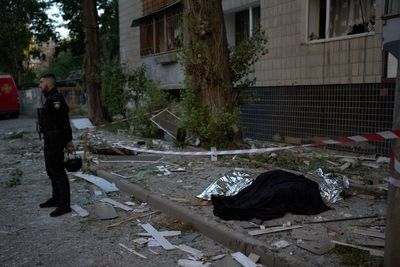 Russian missile barrage kills at least 6 in Kyiv, injures 33