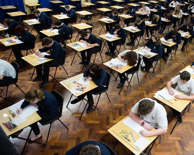 GCSE results: girls still ahead but gender gap narrows as hundreds of thousands of pupils receive grades – as it happened