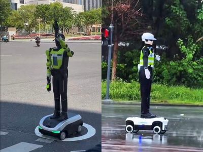 China replaces traffic police with robocops: Wheeled robot warns helmetless riders and monitors traffic