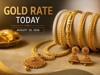 Gold rate today (August 20, 2026): Check 24k, 22k, 20k, 18k gold jewellery prices from Malabar Gold & Diamonds, Joyalukkas, Kalyan Jewellers, Tanishq & IBJA in Delhi, Mumbai, Hyderabad & more cities