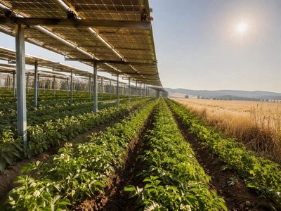 In 2018, Europe’s extreme drought cut crop yields, but potatoes beneath German solar panels produced 11% more