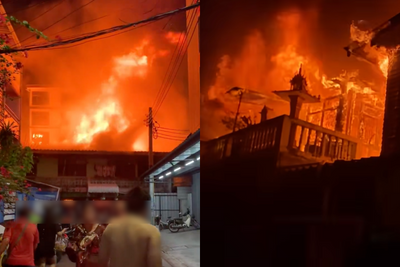 Din Daeng hit by two fires in one day