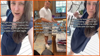 Woman catches her husband allegedly cheating. Then she wears the other woman’s date-night outfit into the house: ‘Seriously?’