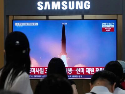 North Korea launches 10 ballistic missiles as US-South Korea drills near end