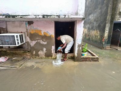 Prayagraj battered by heavy rain as water enters homes, disrupting train operations