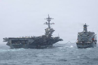 USS Lincoln’s replacement arrives in Middle East after worries over troops’ mental health