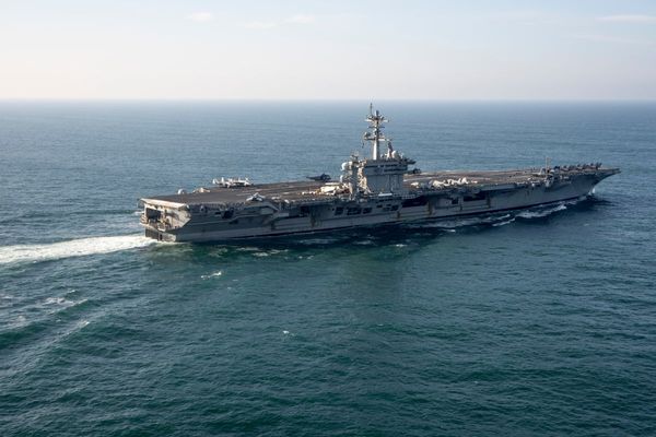 US aircraft carrier arrives in Middle East, relieving long-deployed USS Lincoln