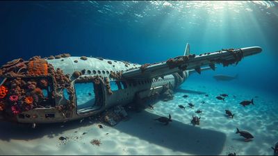 In 2016, Turkey sank a retired Airbus A300 into the Aegean Sea to create an artificial reef for marine life