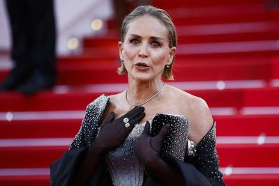 Quote of the day by Sharon Stone: 'Real happiness comes from...' Life lessons from motivational quote on true contentment, self-reliance, inner control, personal growth, disappointment and independence