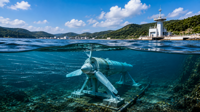 Japan installed a 1.1 MW turbine beneath the Naru Strait, using predictable tidal currents to generate clean electricity for the Goto Islands