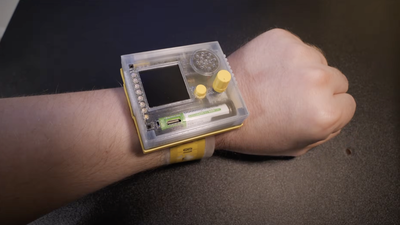 Someone put a chiptune synth and 16-step sequencer in a watch - and it looks as bonkers as it sounds