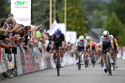 Tour du Limousin: Daan Depuydt takes a thrilling stage win with a long range sprint as the breakaway is caught inside the final kilometre