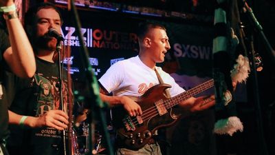 “I found a 1968 Gibson on eBay and took a chance. The neck has snapped three times, but it's still the best bass I've ever played”: How a battle-scarred vintage Gibson survived three broken necks to power a Mercury Prize-nominated jazz collective